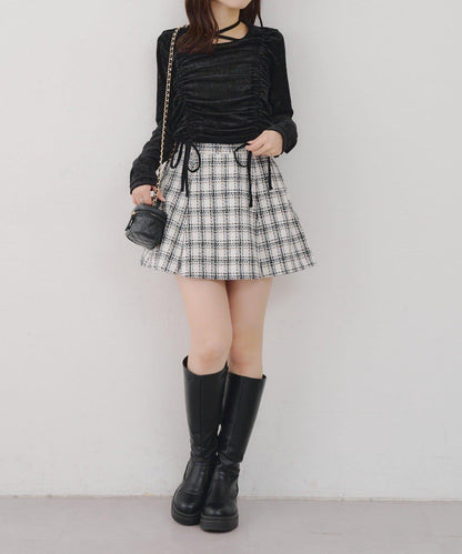 附項圈抽繩套頭衫