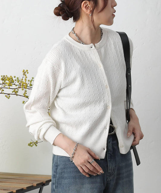 亮片迷你針織開衫