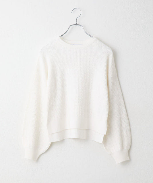 亮片迷你針織套頭衫