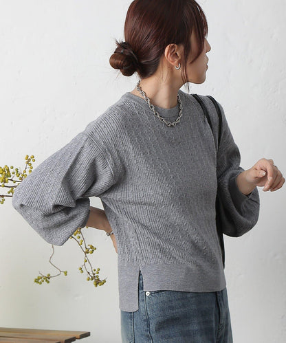 亮片迷你針織套頭衫