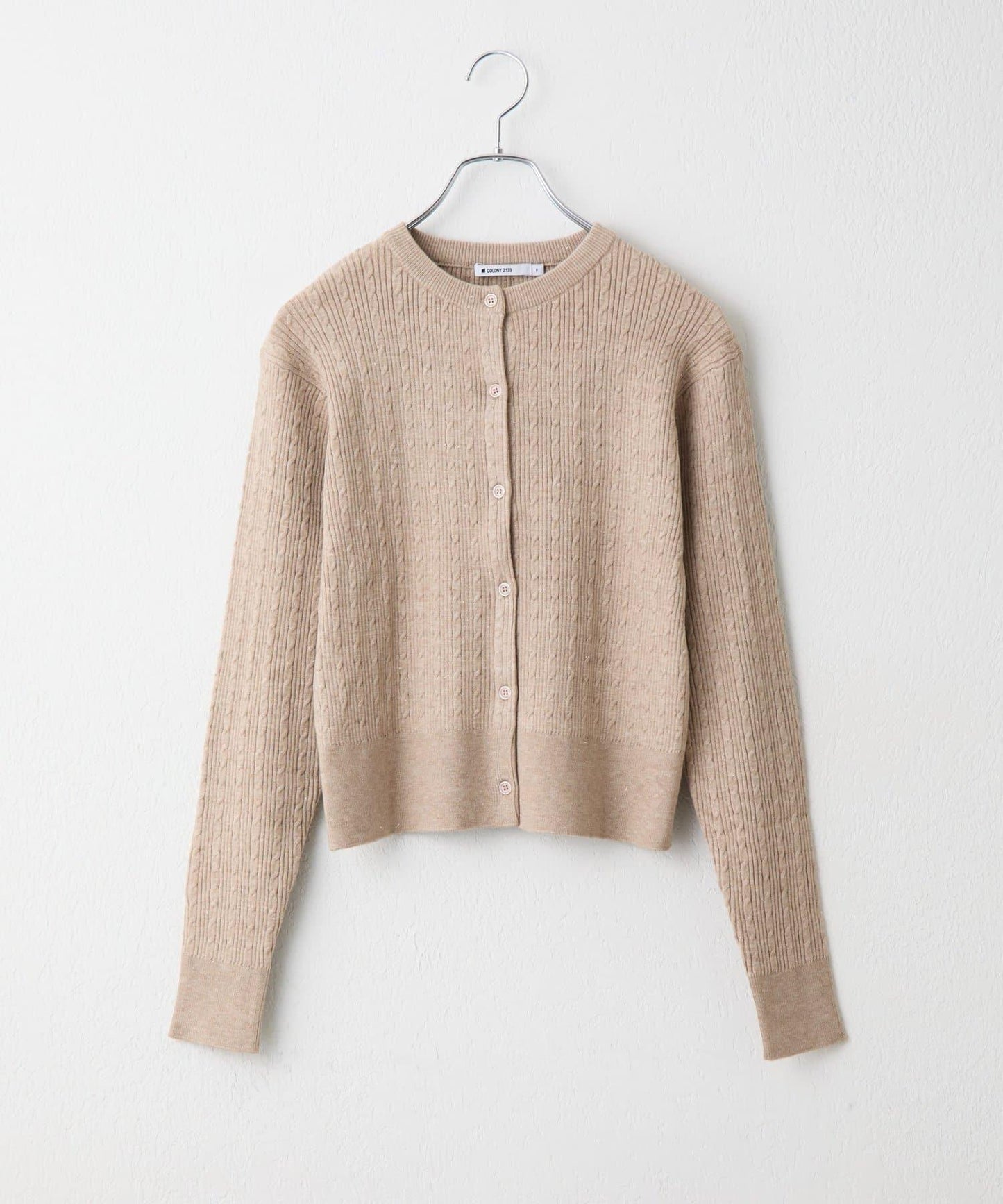 亮片迷你針織開衫