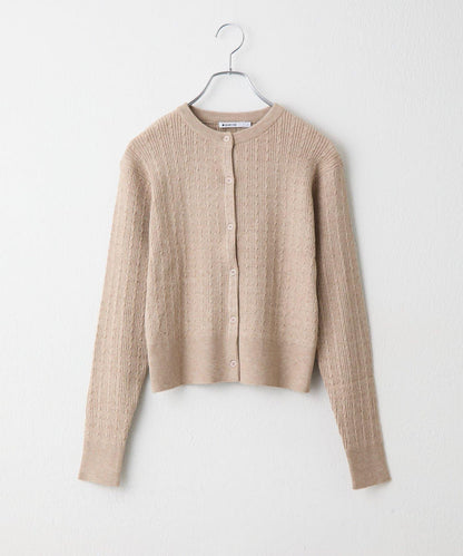 亮片迷你針織開衫