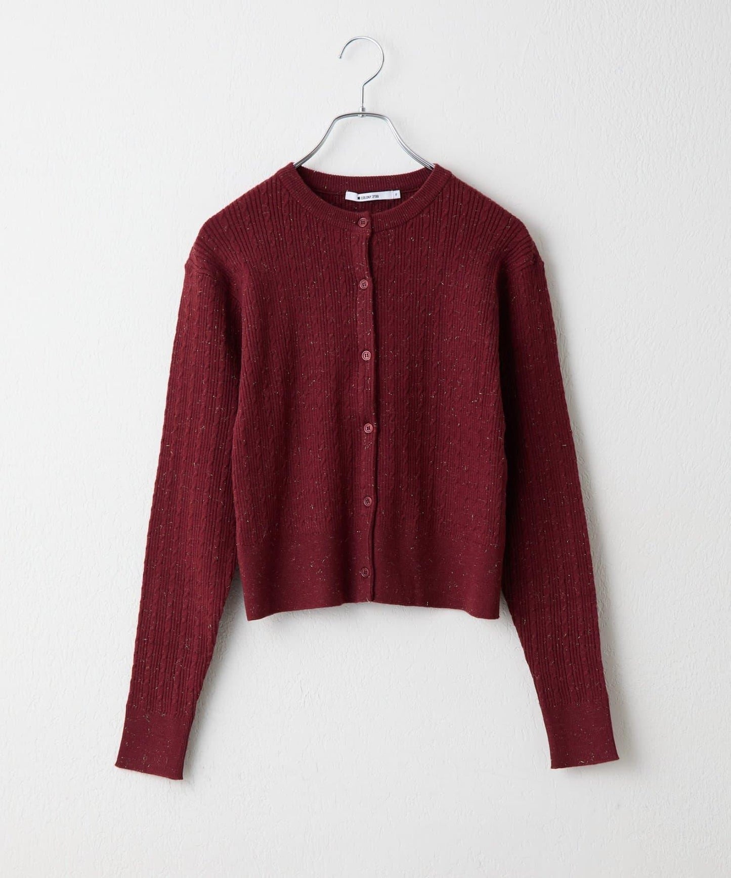 亮片迷你針織開衫