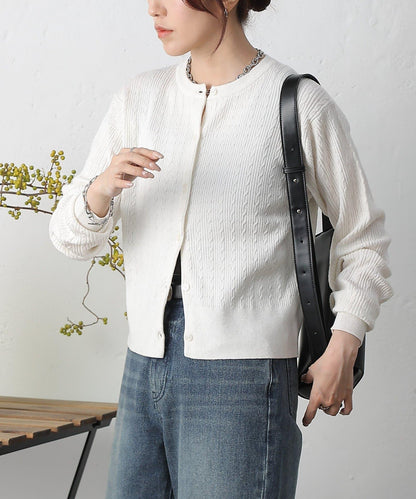 亮片迷你針織開衫