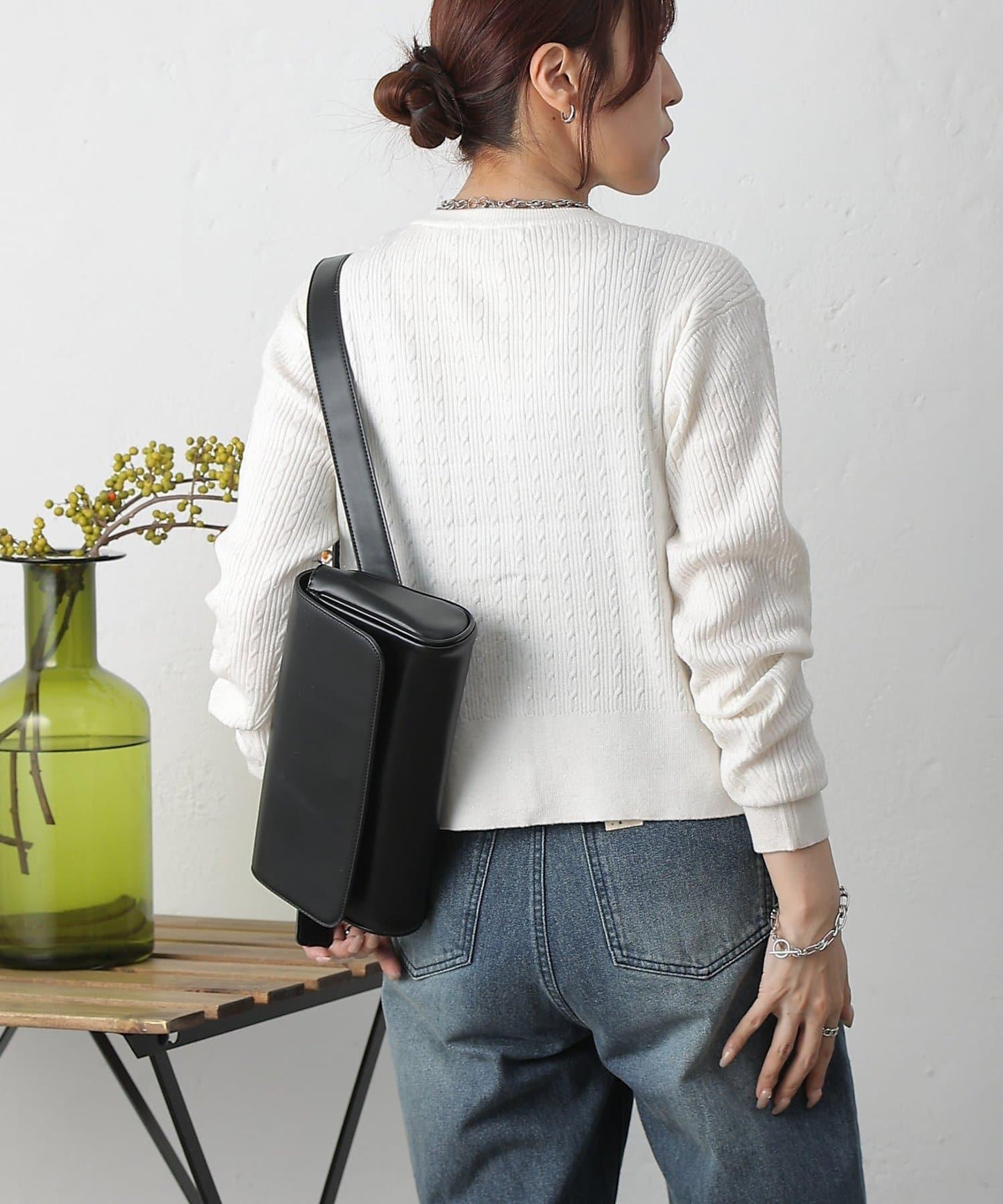 亮片迷你針織開衫