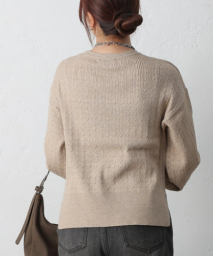 亮片迷你針織套頭衫