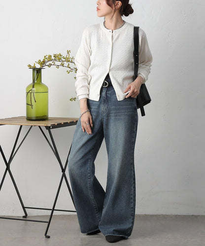 亮片迷你針織開衫