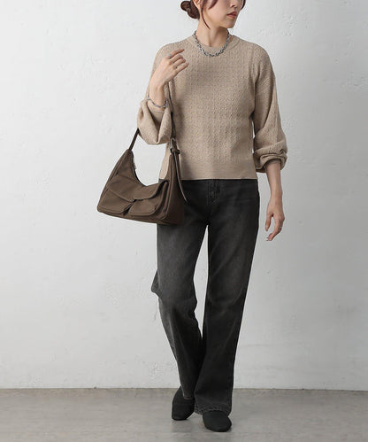 亮片迷你針織套頭衫