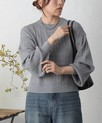 亮片迷你針織套頭衫