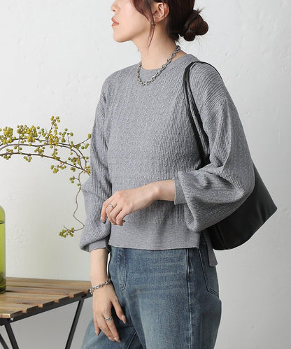 亮片迷你針織套頭衫