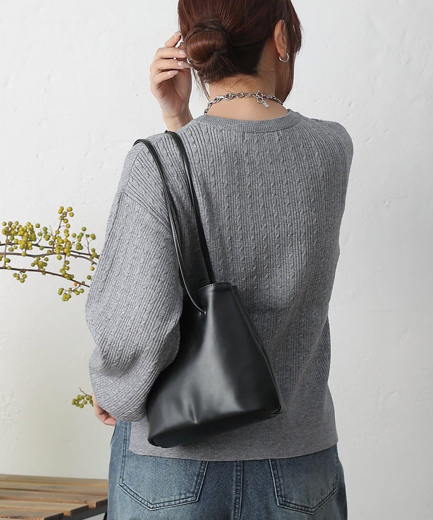 亮片迷你針織套頭衫