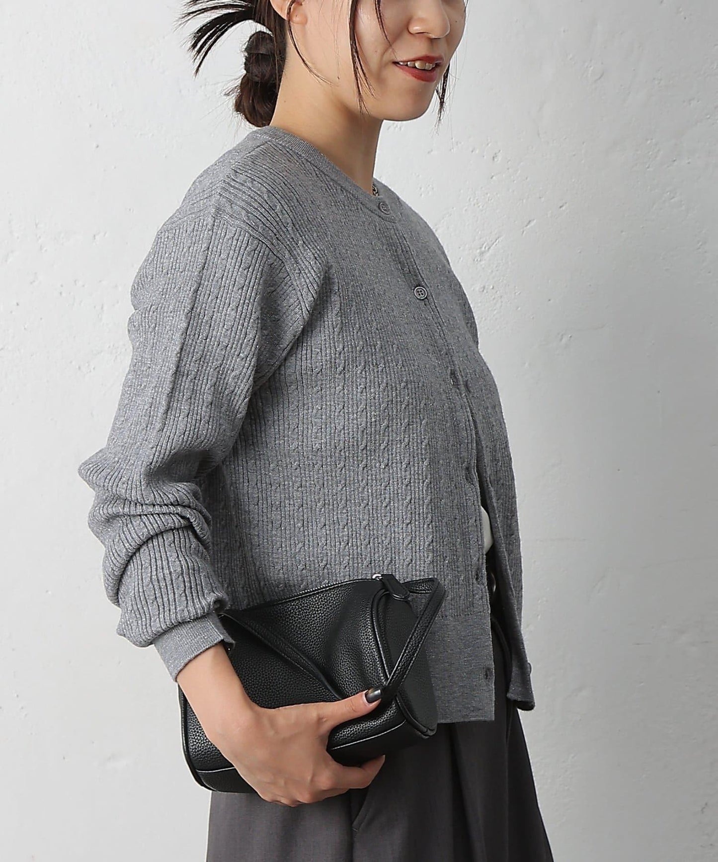 亮片迷你針織開衫