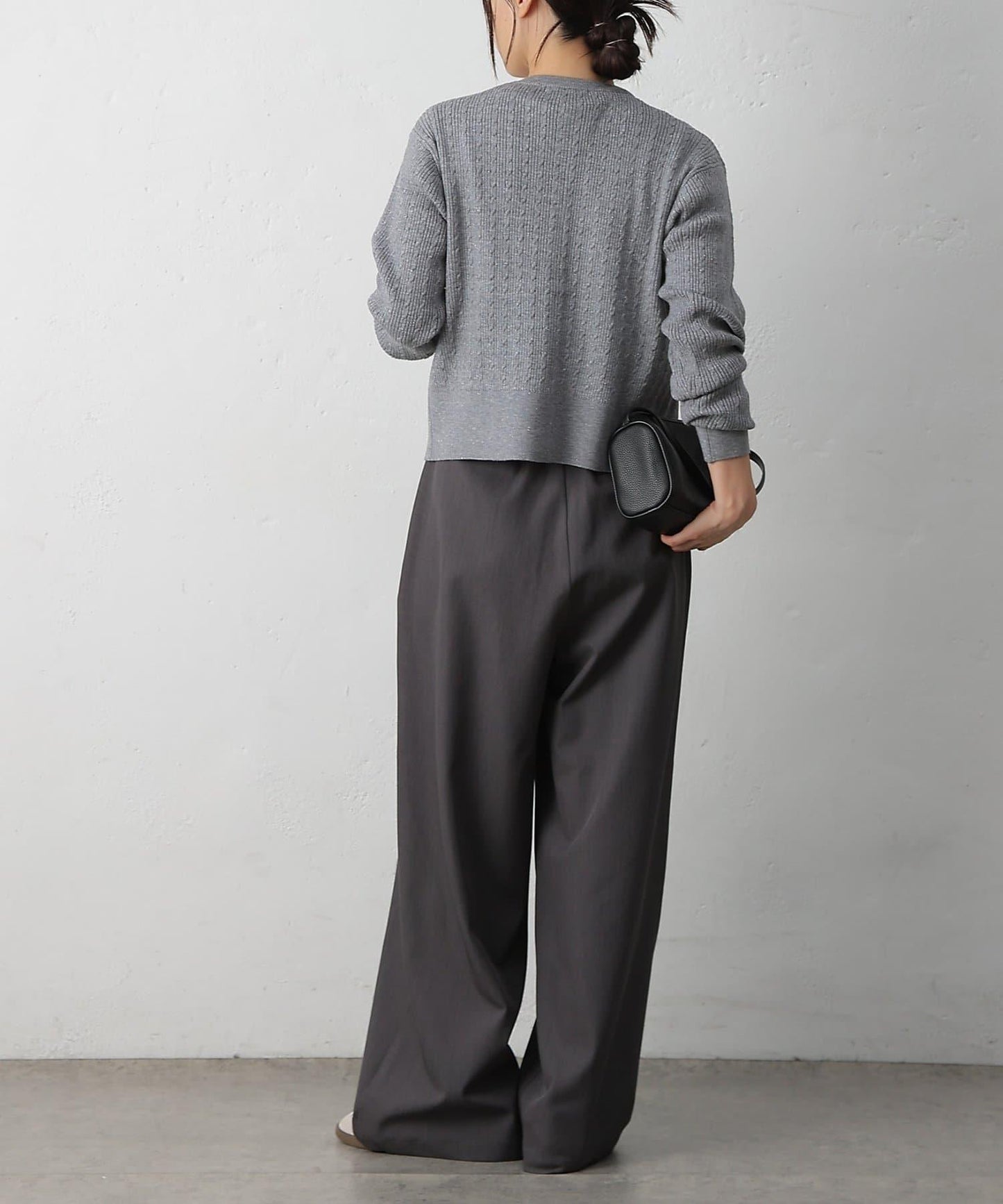 亮片迷你針織開衫