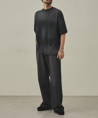 【paradigm】氣烤天竺硫化染噴霧T恤