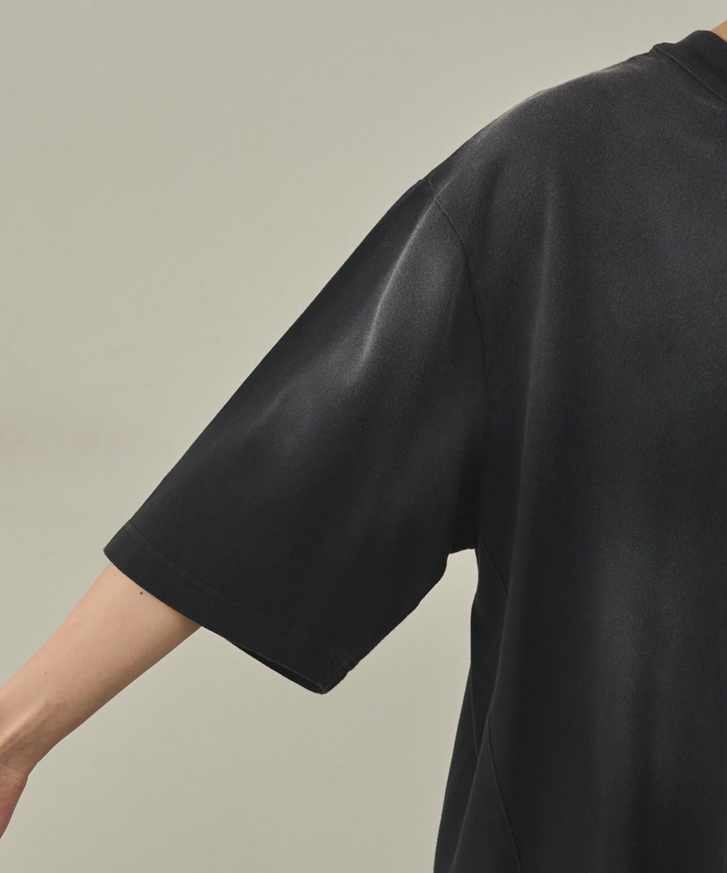 【paradigm】氣烤天竺硫化染噴霧T恤