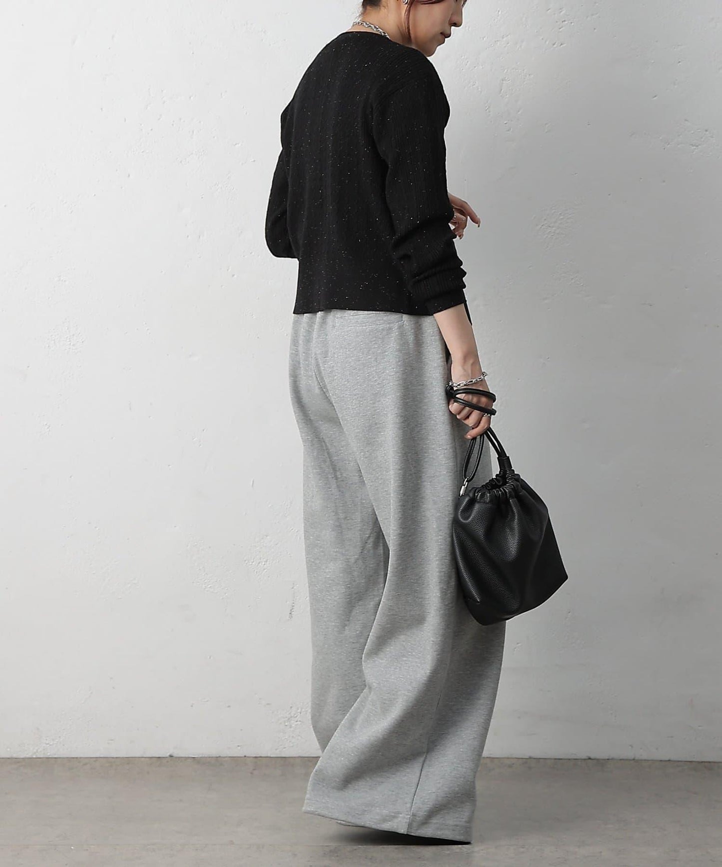 亮片迷你針織開衫