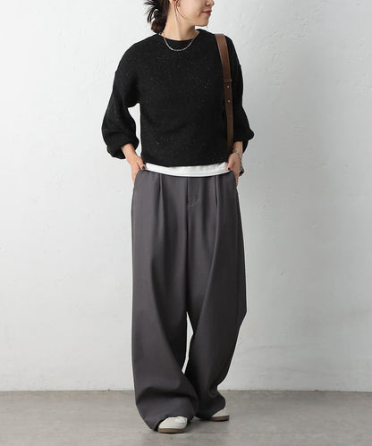 亮片迷你針織套頭衫