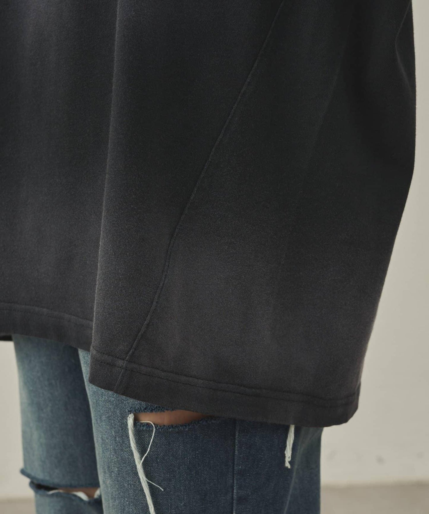 【paradigm】氣烤天竺硫化染噴霧T恤