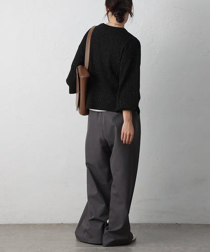 亮片迷你針織套頭衫