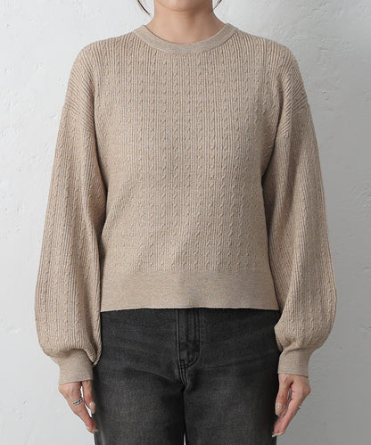 亮片迷你針織套頭衫