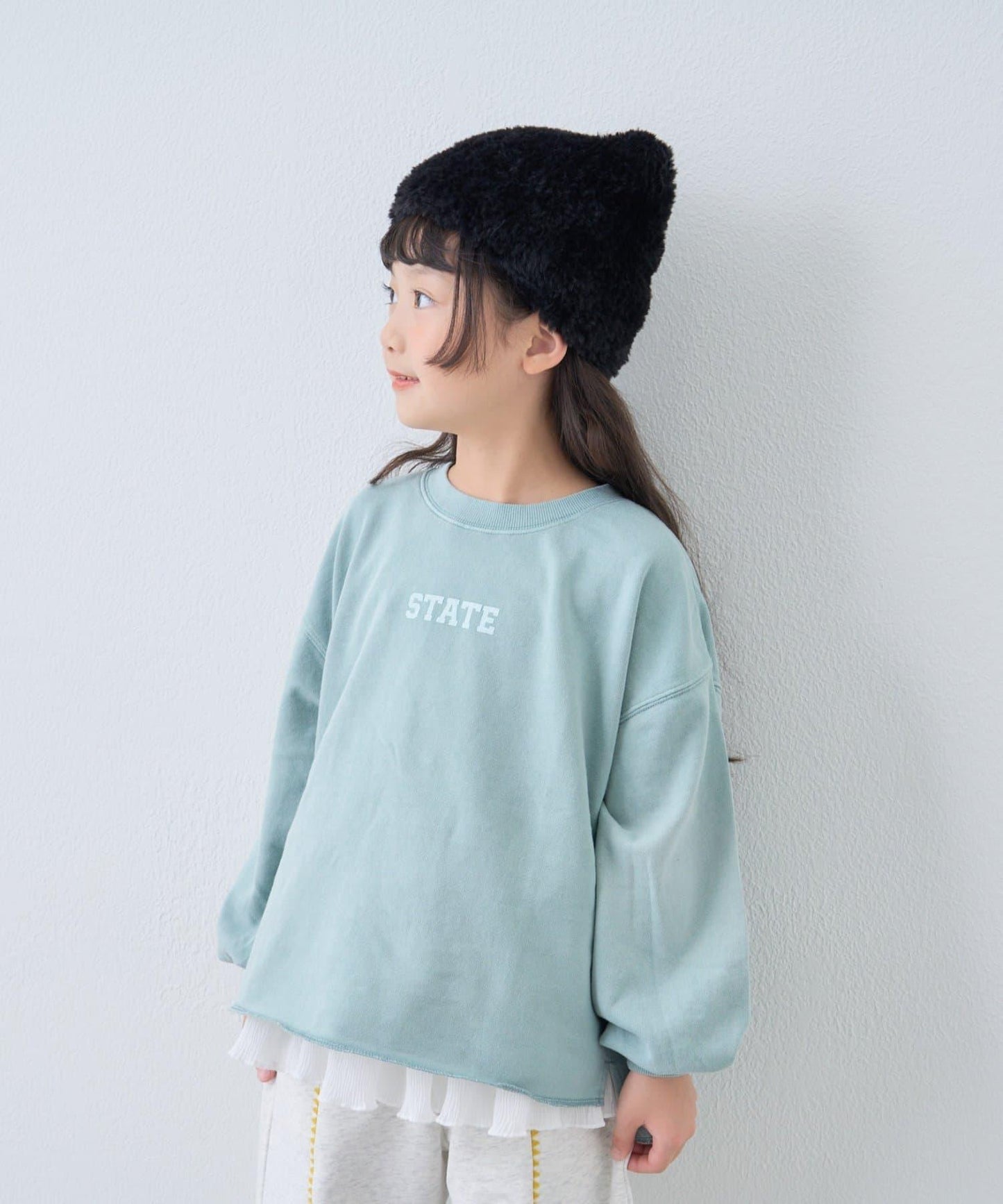 【KIDS】貓耳毛絨帽