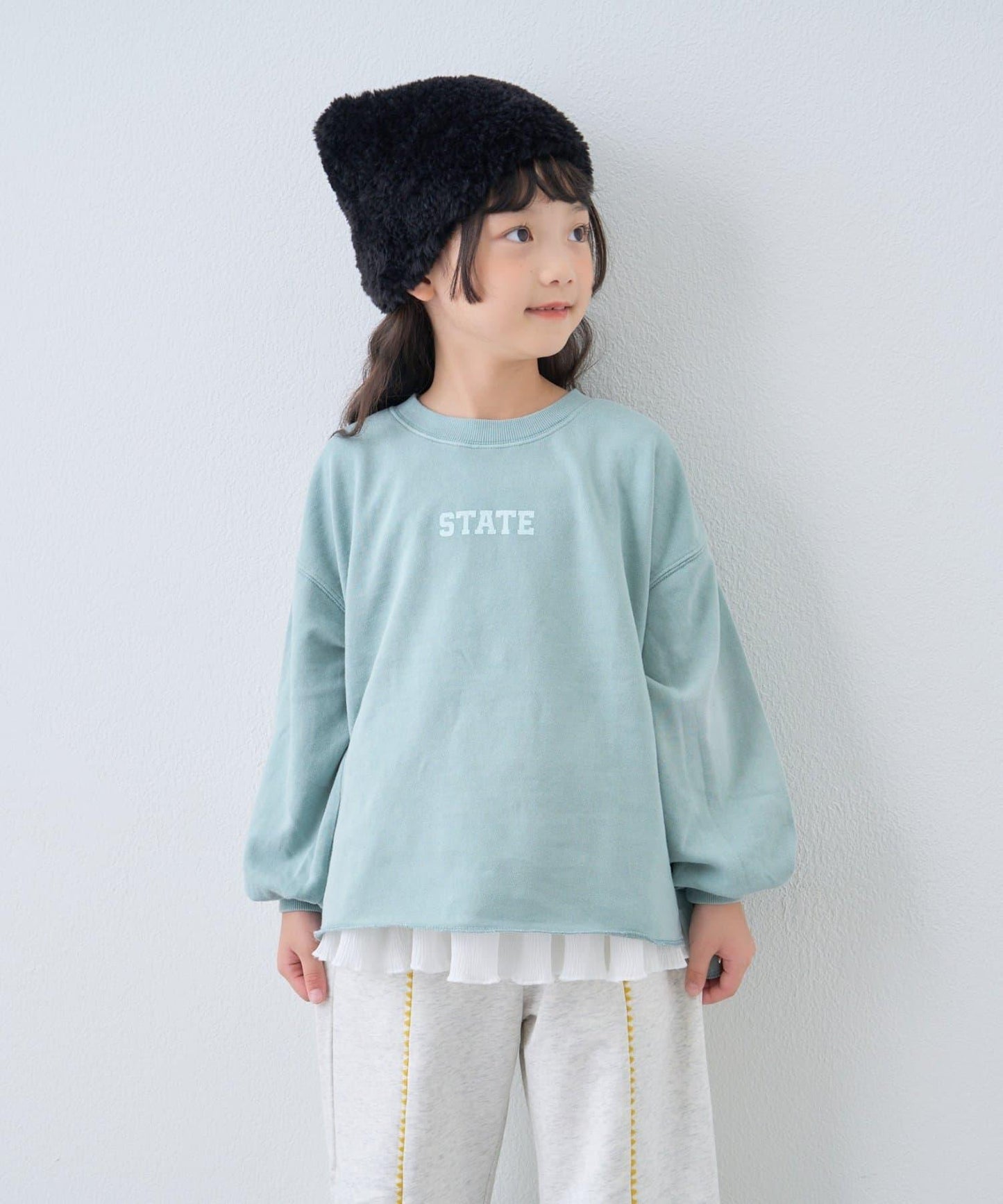 【KIDS】貓耳毛絨帽