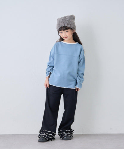 【KIDS】蛤殼拼接撞色衛衣