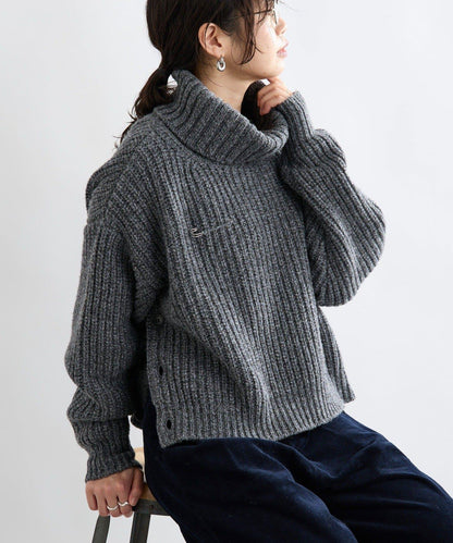 【MONN.:.(モン)】高領針織衫