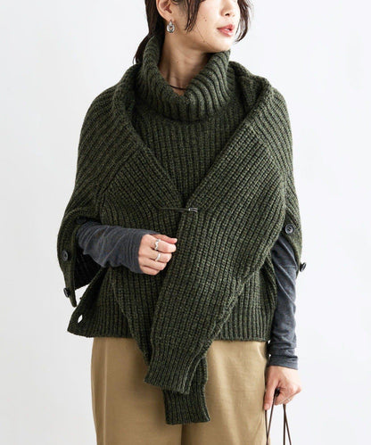 【MONN.:.(モン)】高領針織衫