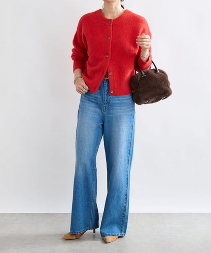 【MONN.:.(モン)】寬鬆牛仔褲