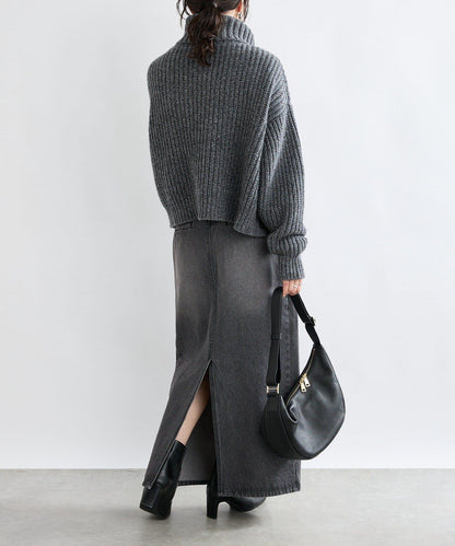 【MONN.:.(モン)】高領針織衫