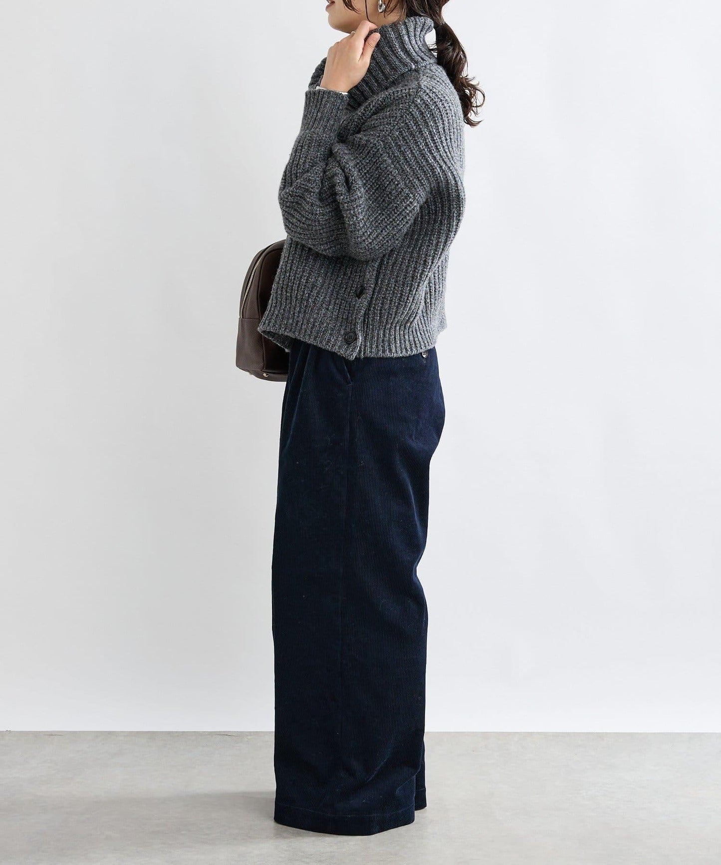 【MONN.:.(モン)】高領針織衫