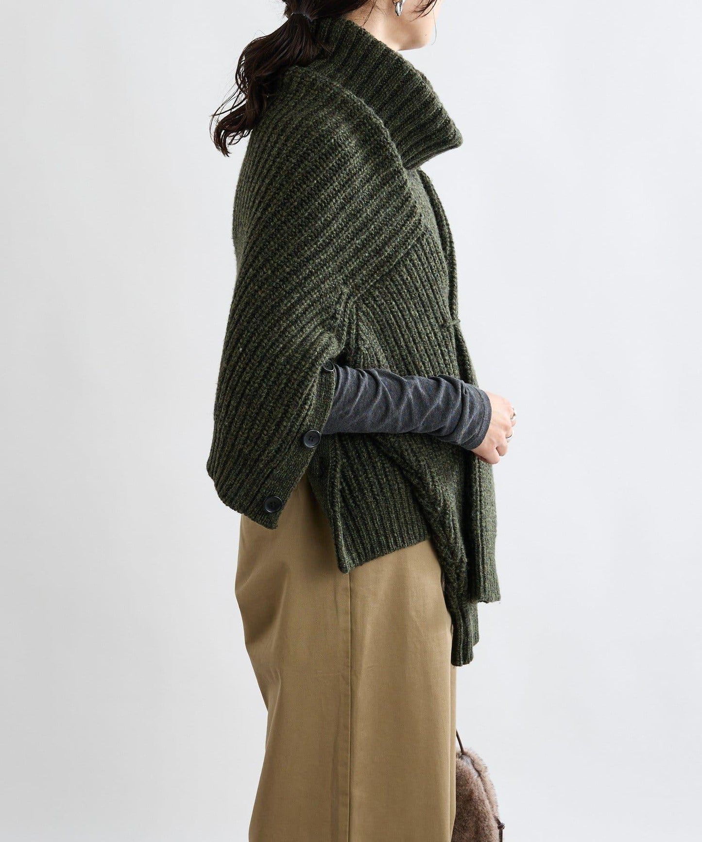 【MONN.:.(モン)】高領針織衫