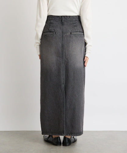 【MONN.:.(モン)】褶襉繭型長裙