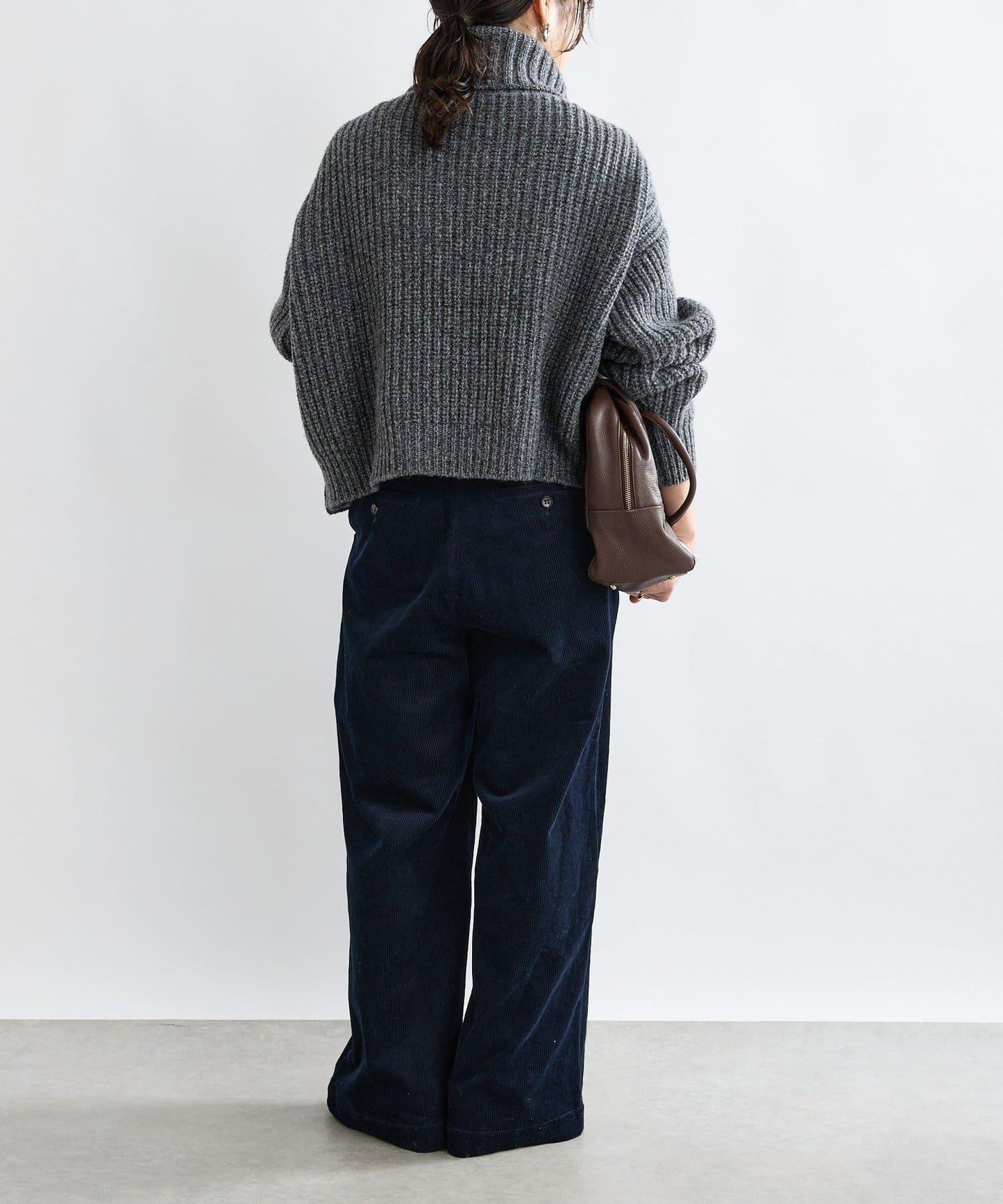 【MONN.:.(モン)】高領針織衫