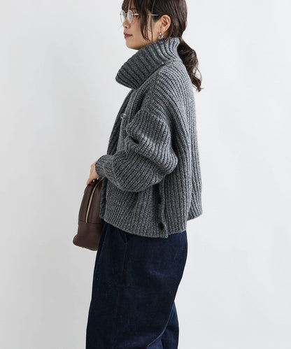 【MONN.:.(モン)】高領針織衫