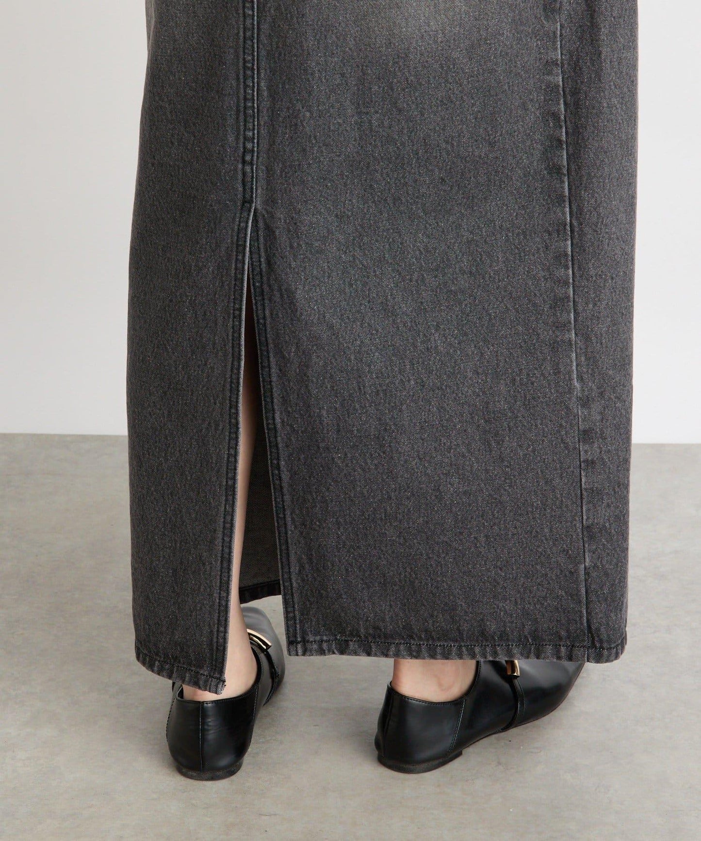 【MONN.:.(モン)】褶襉繭型長裙