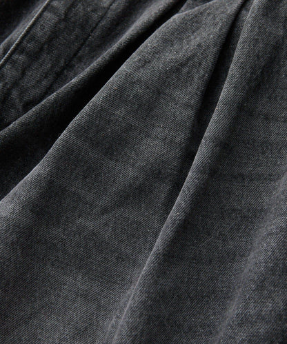 【MONN.:.(モン)】褶襉繭型長裙