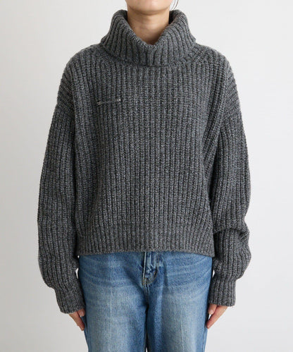 【MONN.:.(モン)】高領針織衫