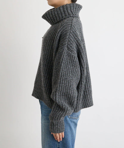 【MONN.:.(モン)】高領針織衫