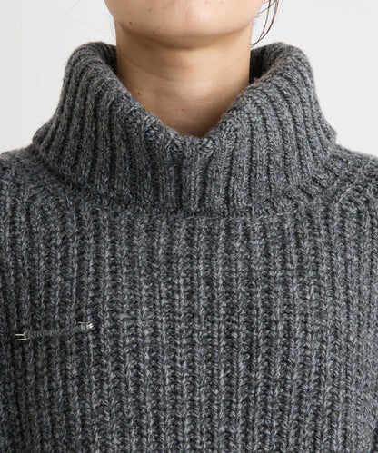 【MONN.:.(モン)】高領針織衫