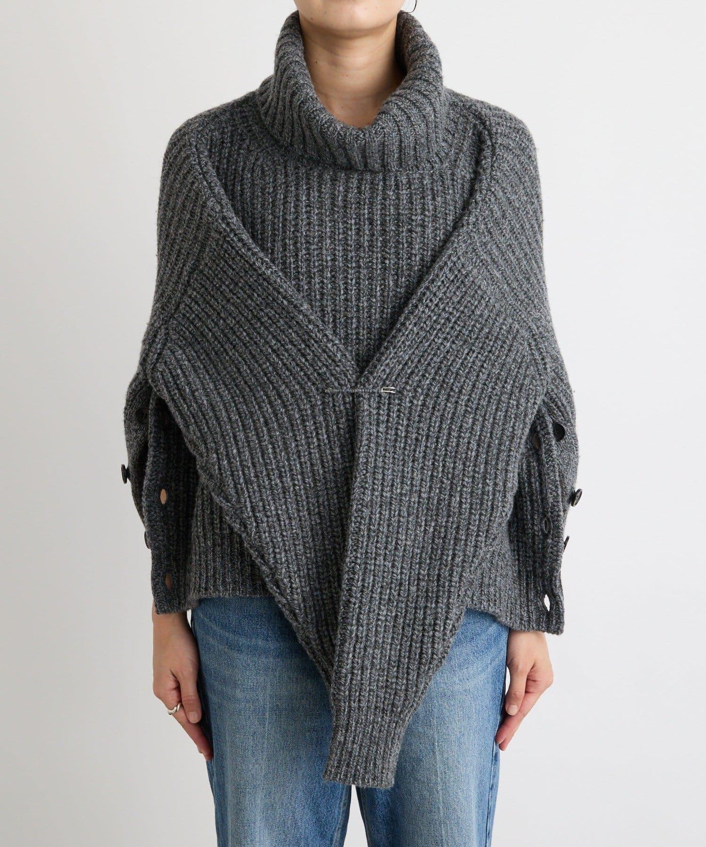 【MONN.:.(モン)】高領針織衫