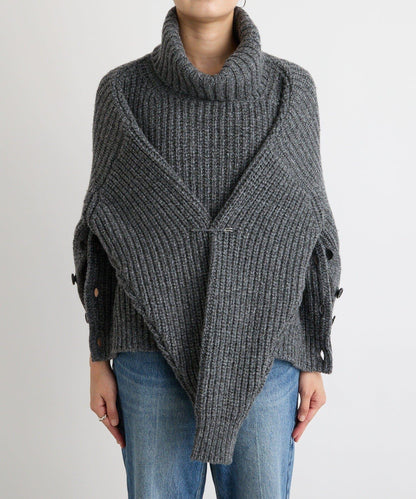 【MONN.:.(モン)】高領針織衫