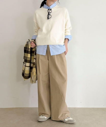 愛心縫線針織套頭衫