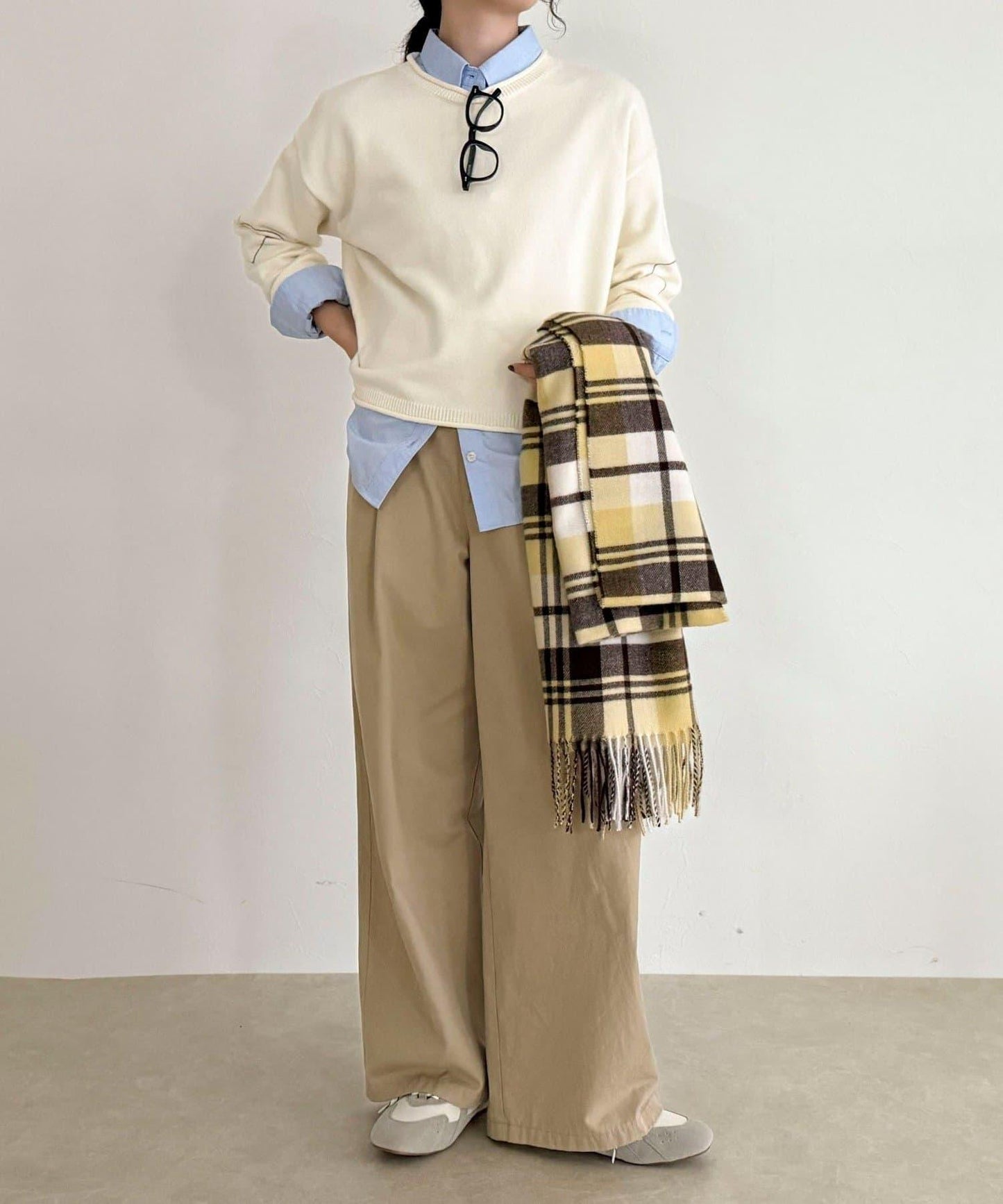 愛心縫線針織套頭衫