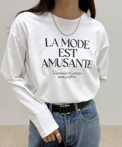 logo印花長袖T恤