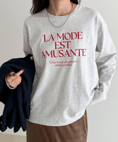 logo印花長袖T恤