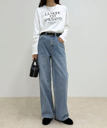 logo印花長袖T恤