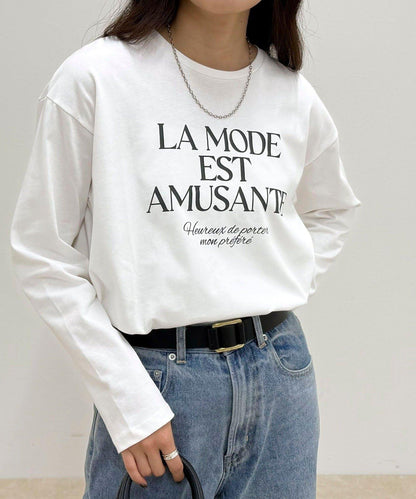 logo印花長袖T恤