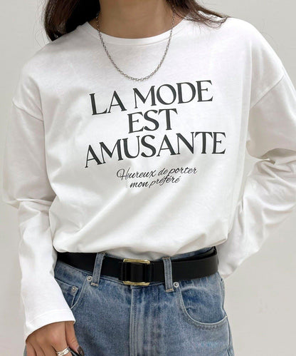 logo印花長袖T恤